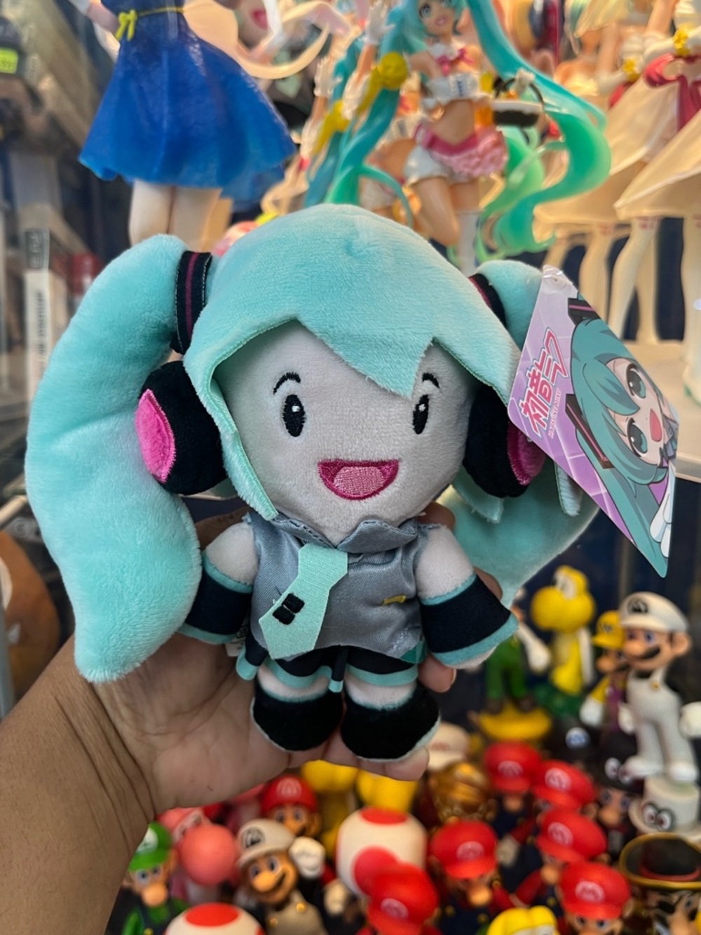 Miku Plush Toy - Mint Blue Hatsune Miku Stuffed Doll